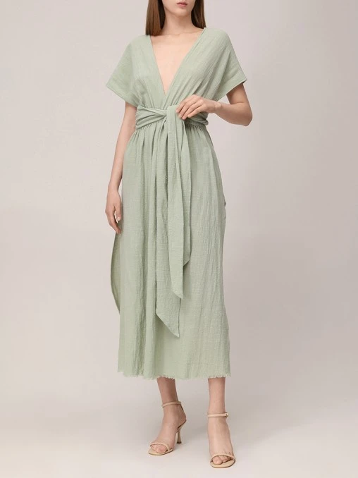 Платье хлопковое MAISON SAINT JULIEN