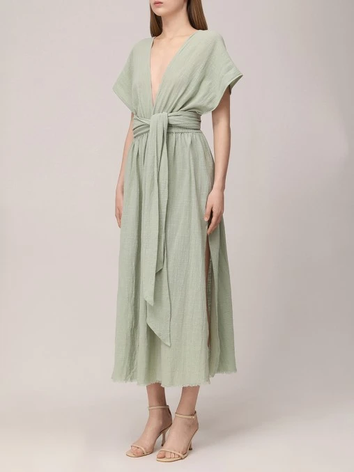 Платье хлопковое MAISON SAINT JULIEN