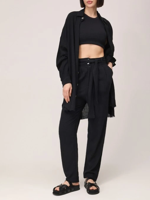 Брюки хлопковые MAISON SAINT JULIEN