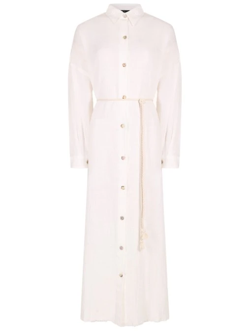 Платье-рубашка хлопковое MAISON SAINT JULIEN