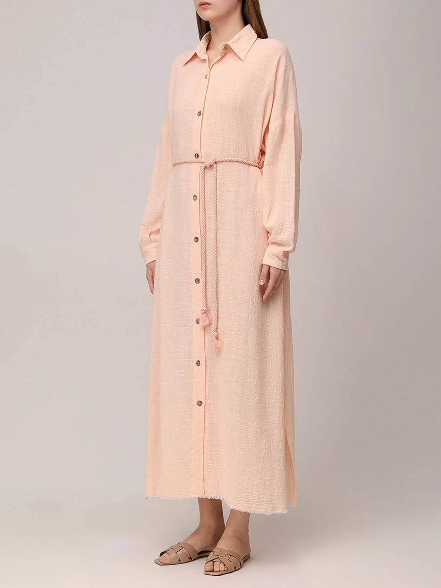 Платье-рубашка хлопковое