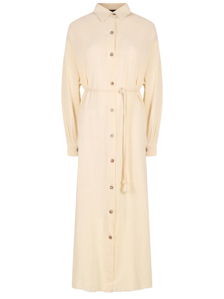 Платье-рубашка хлопковое