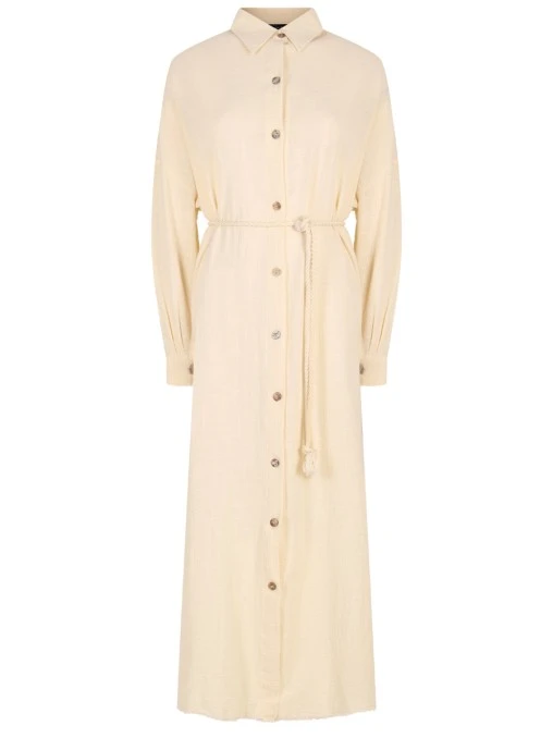 Платье-рубашка хлопковое MAISON SAINT JULIEN