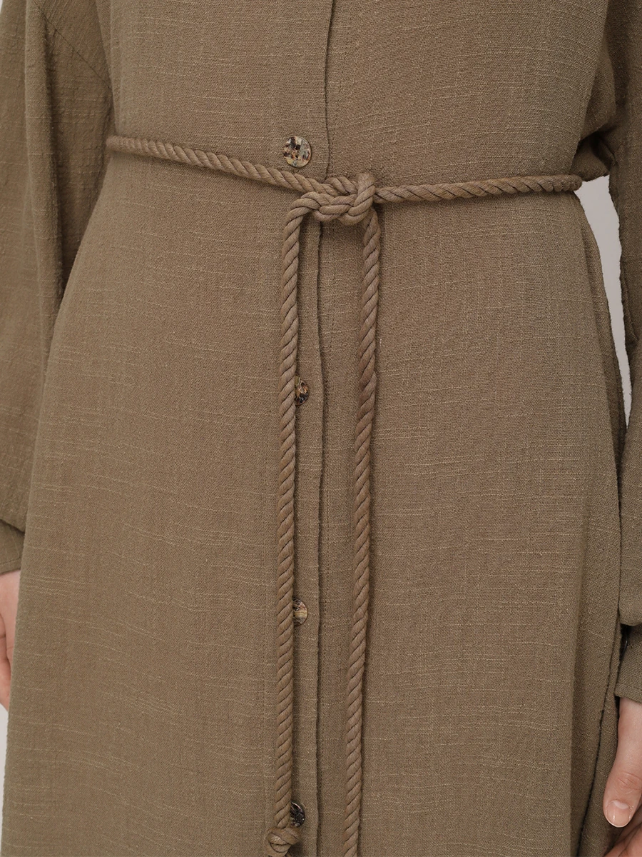 Платье-рубашка хлопковое