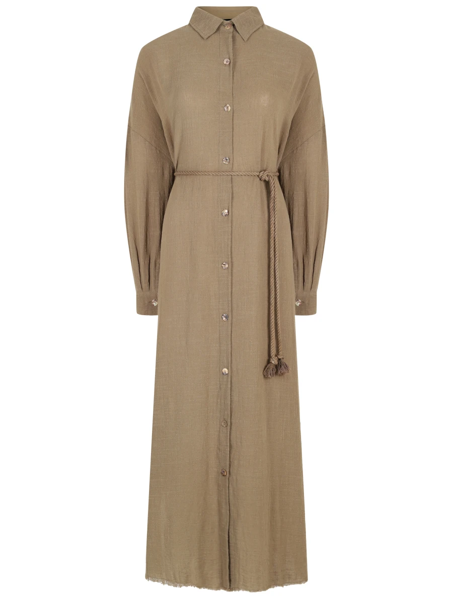 Платье-рубашка хлопковое