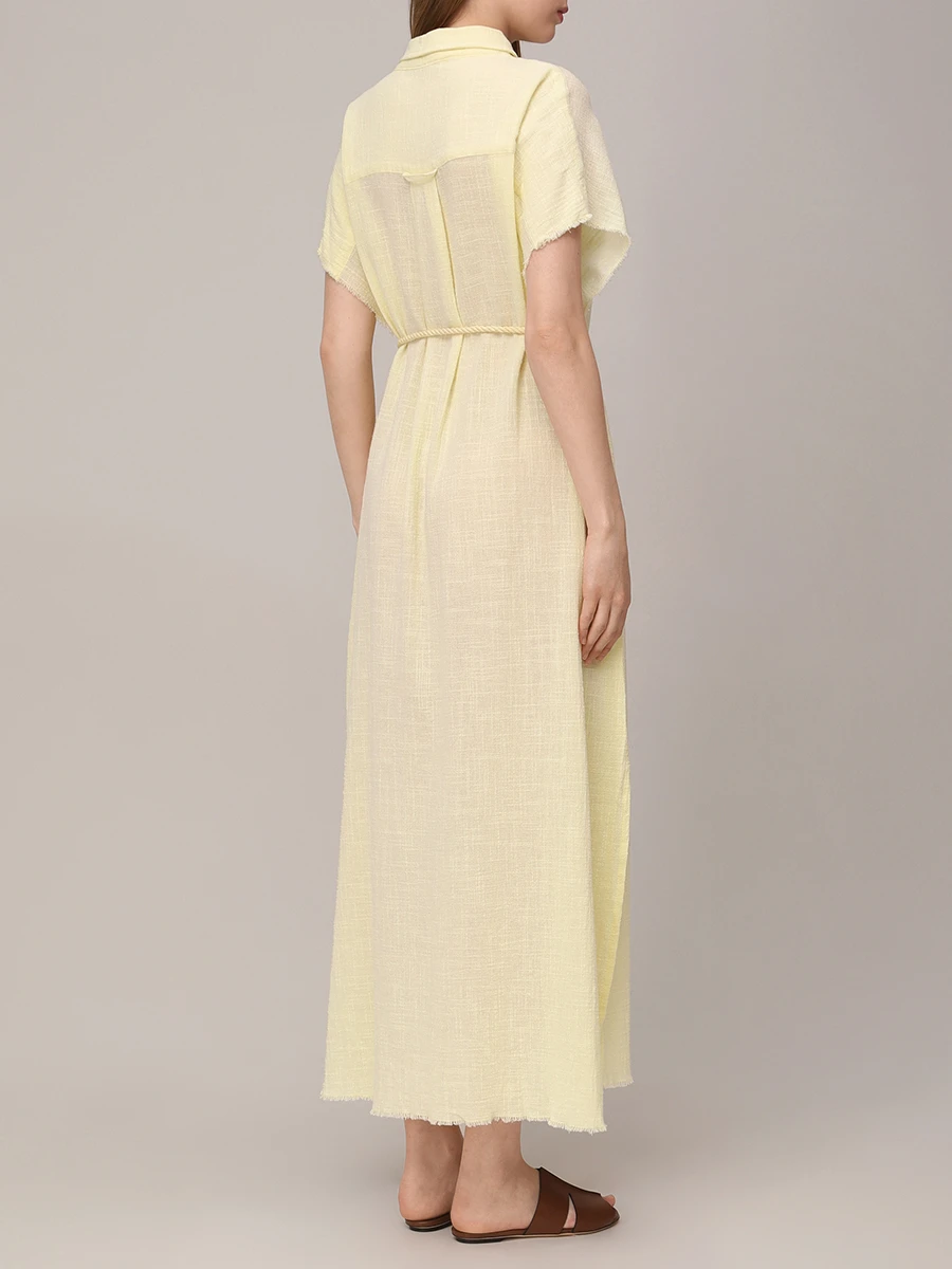 Платье-рубашка хлопковое