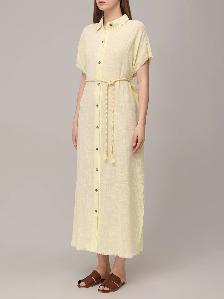 Платье-рубашка хлопковое