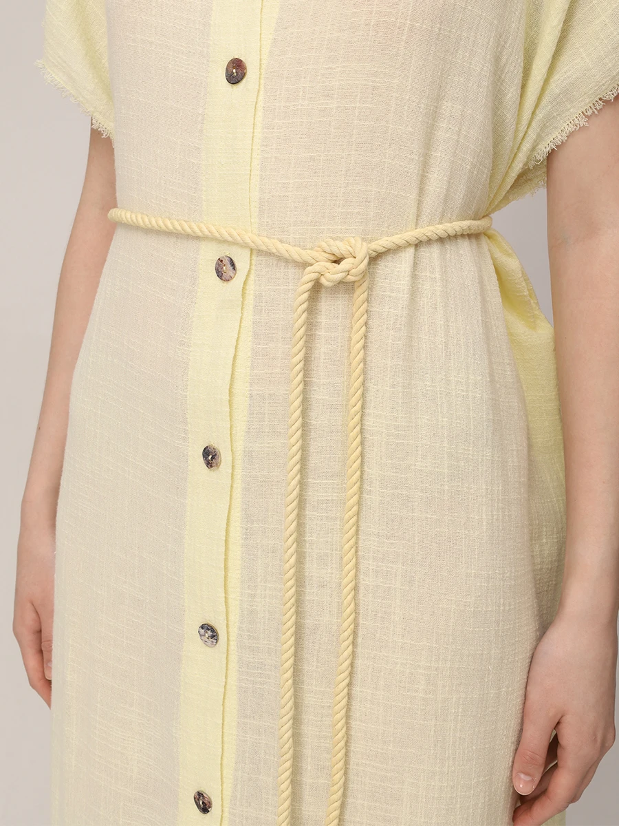 Платье-рубашка хлопковое