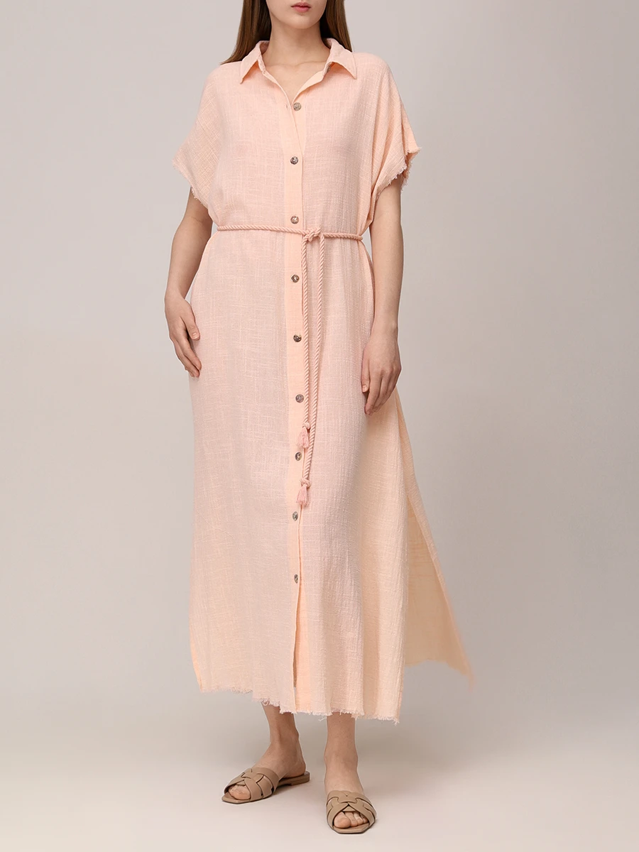 Платье-рубашка хлопковое