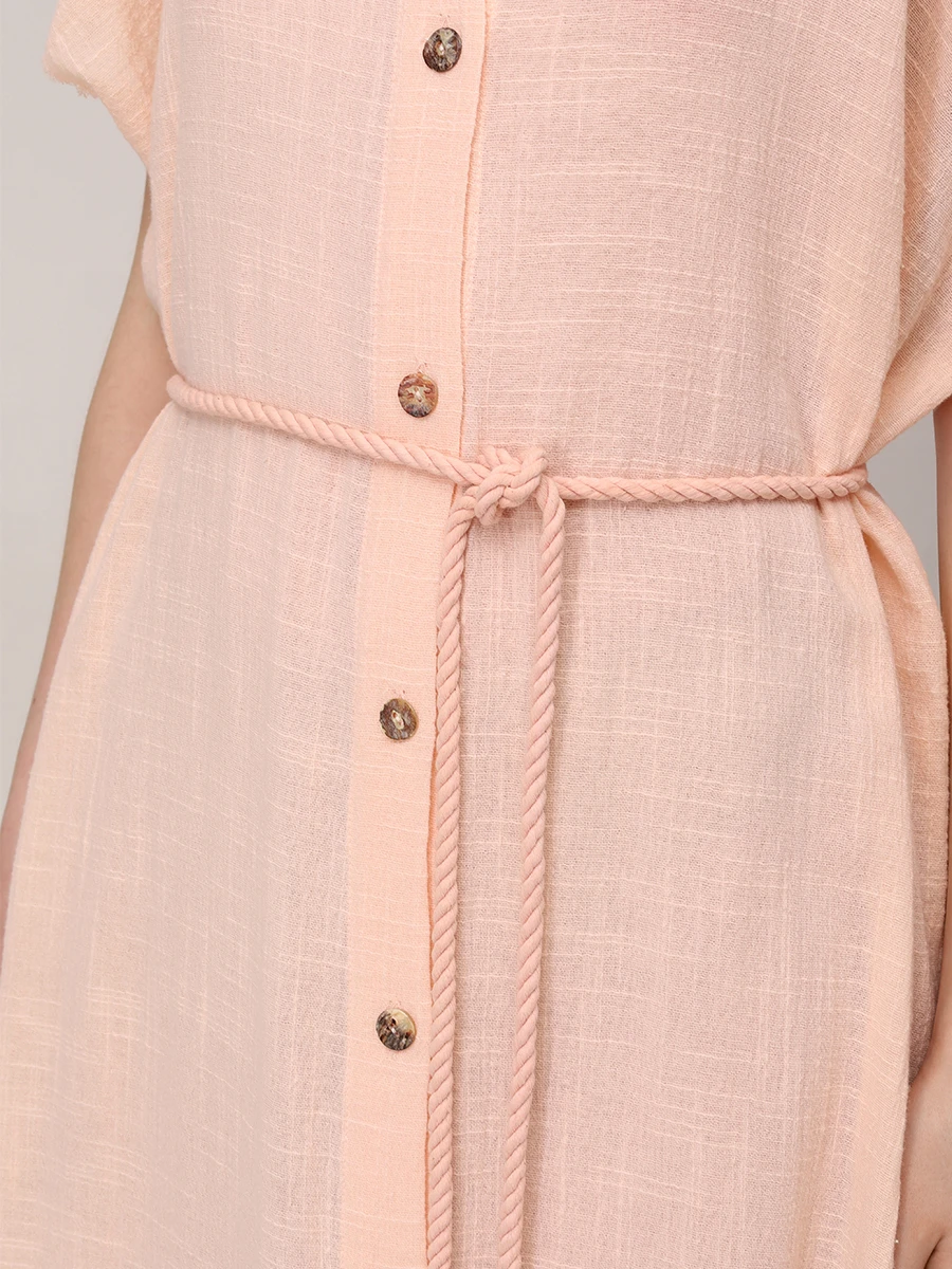 Платье-рубашка хлопковое