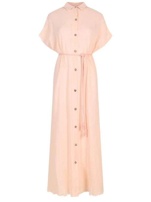 Платье-рубашка хлопковое MAISON SAINT JULIEN