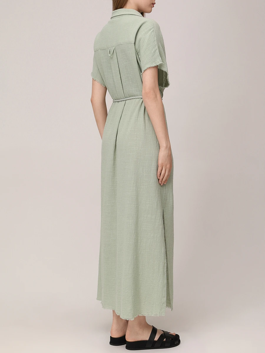 Платье-рубашка хлопковое