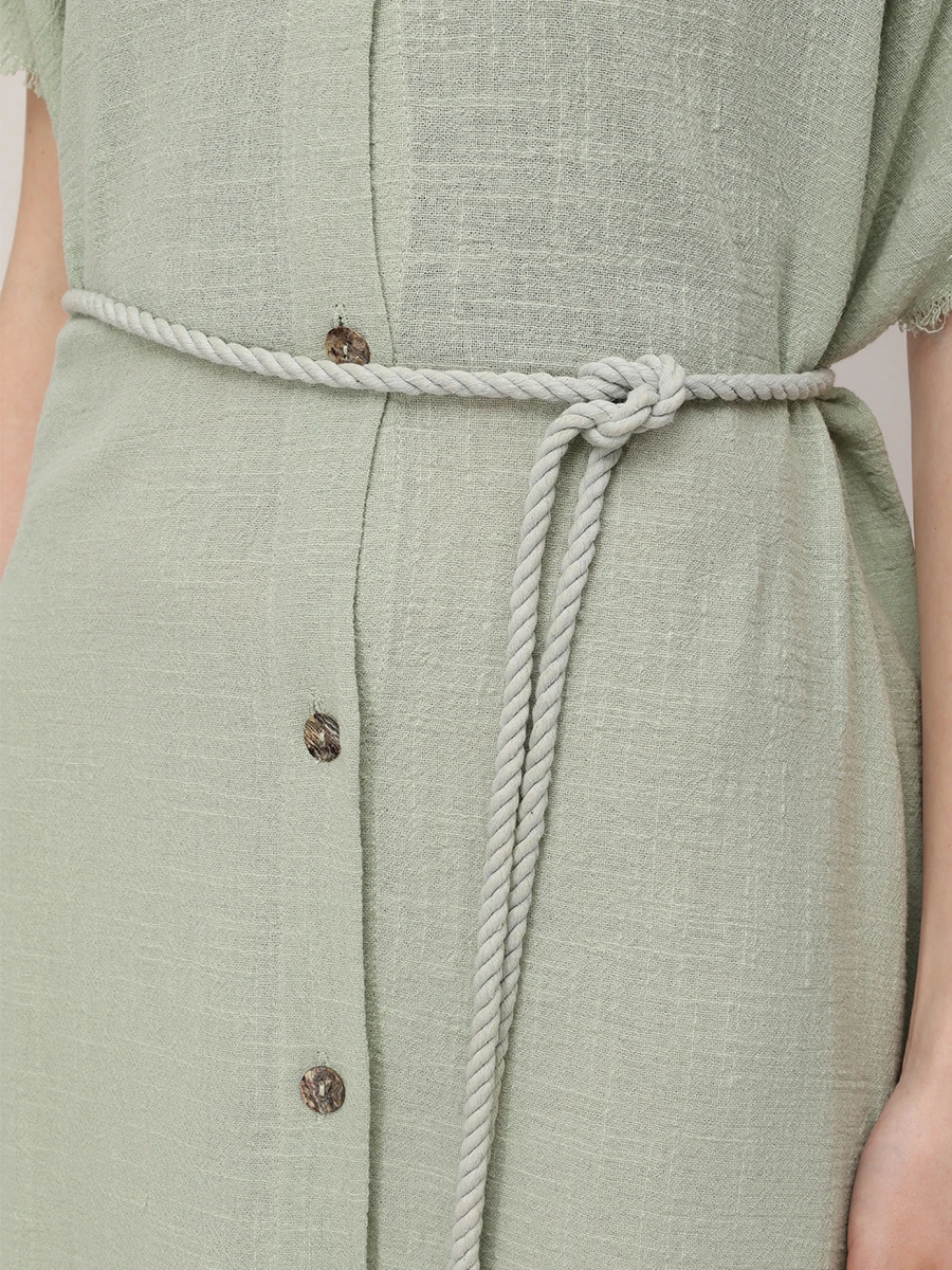 Платье-рубашка хлопковое