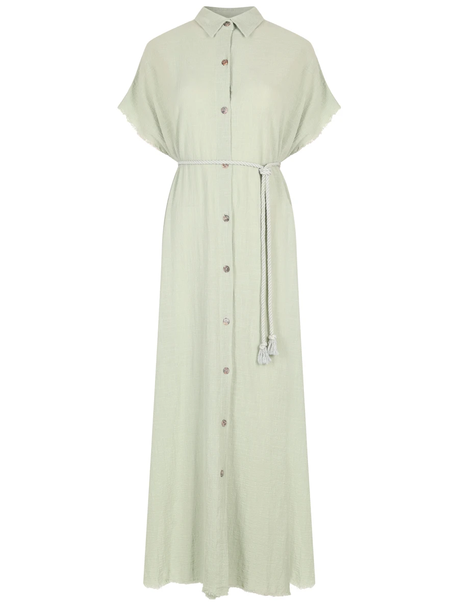 Платье-рубашка хлопковое