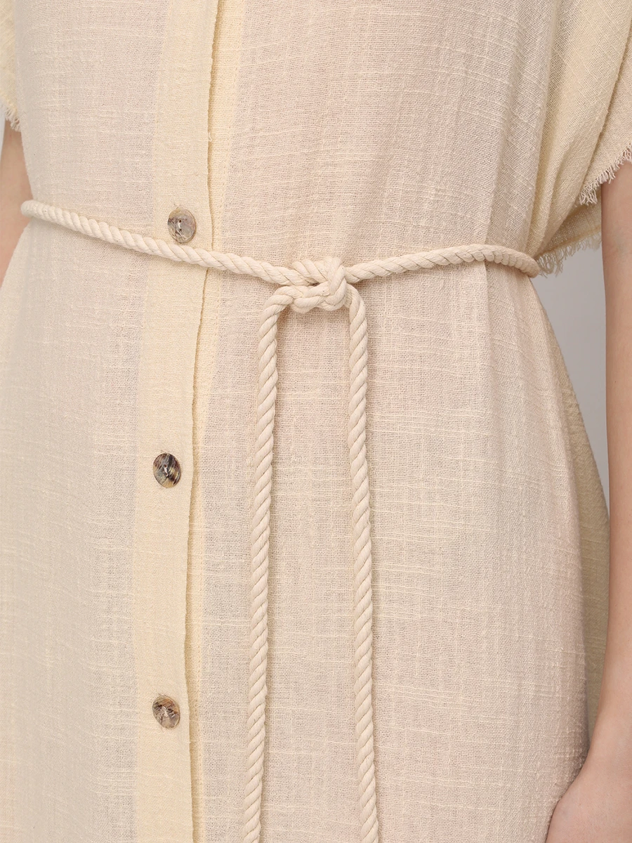 Платье-рубашка хлопковое