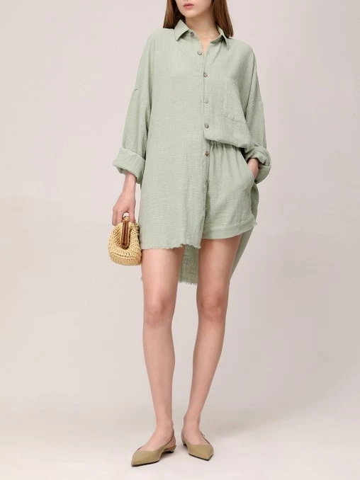 Рубашка хлопковая MAISON SAINT JULIEN