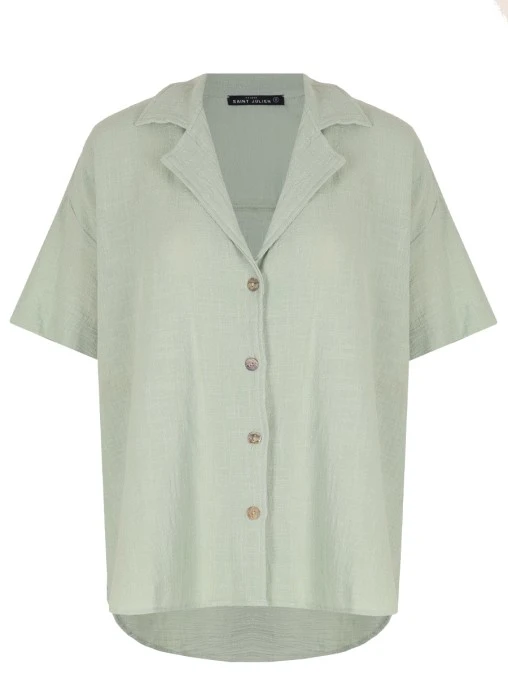 Рубашка хлопковая MAISON SAINT JULIEN