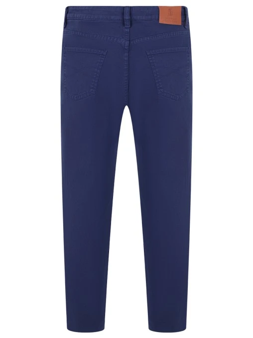 Джинсы Slim Fit хлопковые BRUNELLO CUCINELLI