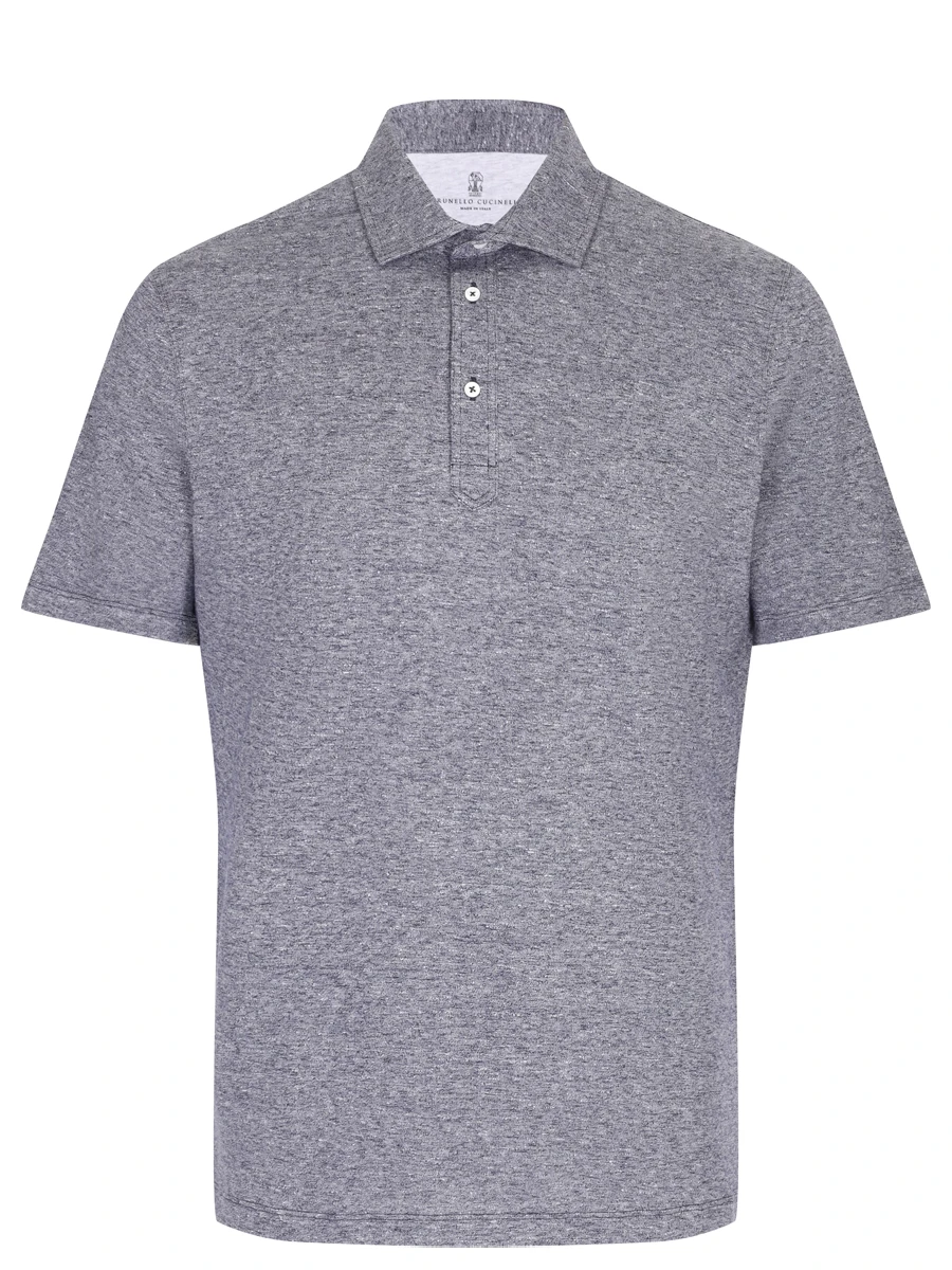 Поло изо льна и хлопка