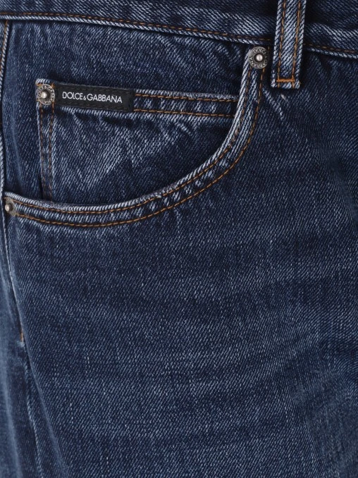 Джинсы Regular Fit хлопковые DOLCE & GABBANA