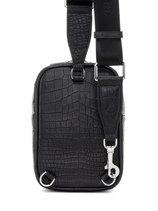 Сумка из кожи крокодила FARGONI