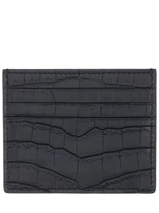 Картхолдер из кожи крокодила FARGONI