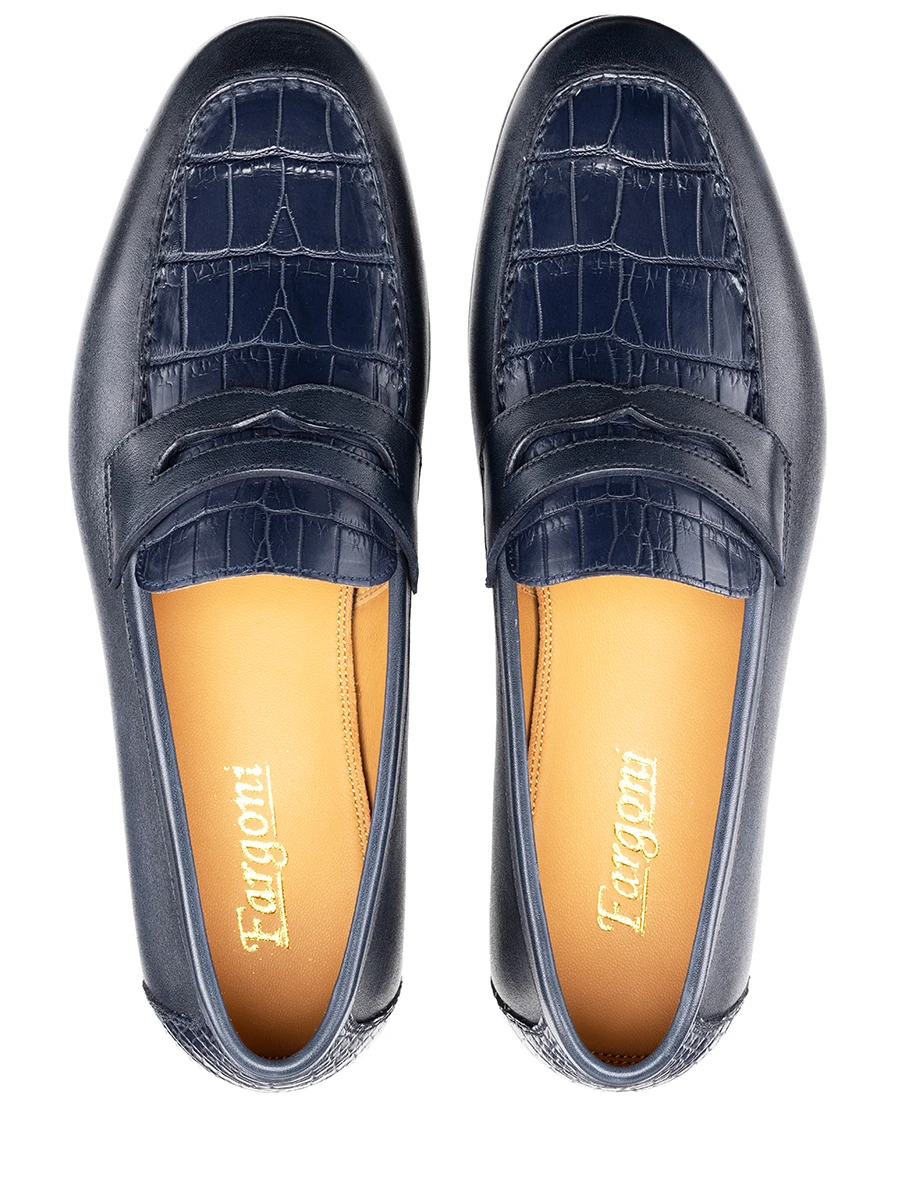 Лоферы кожаные