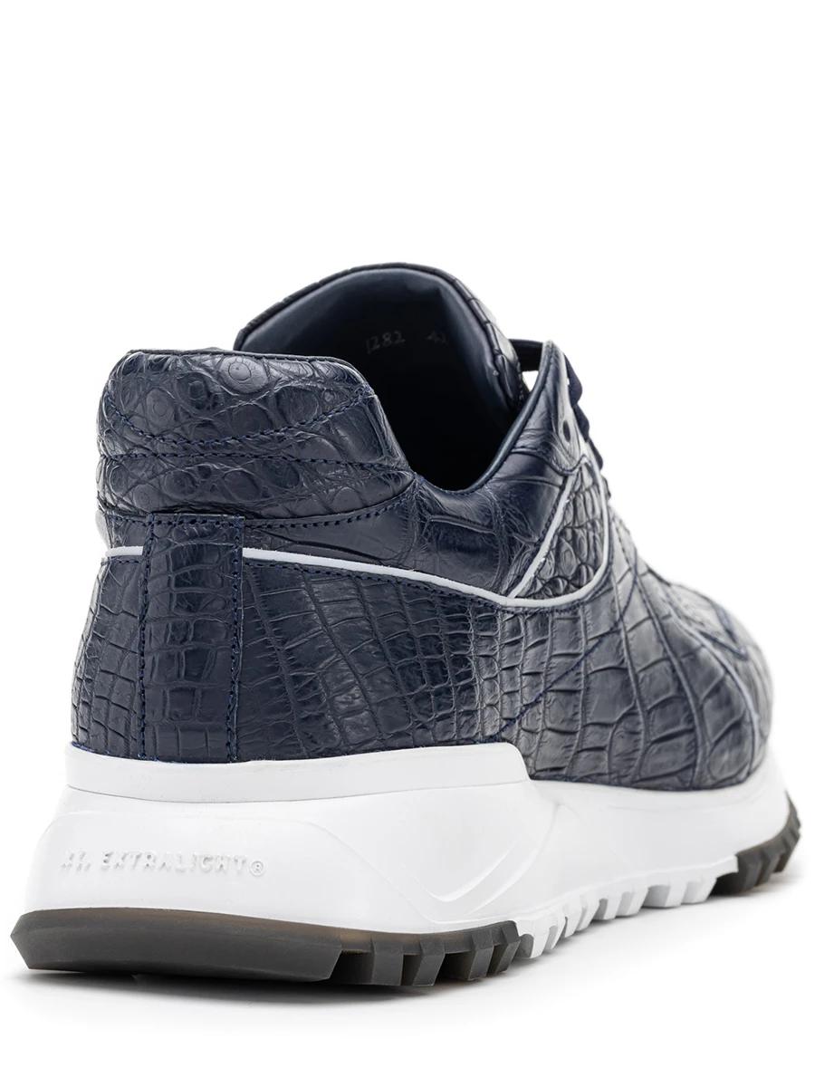 Кроссовки из кожи крокодила