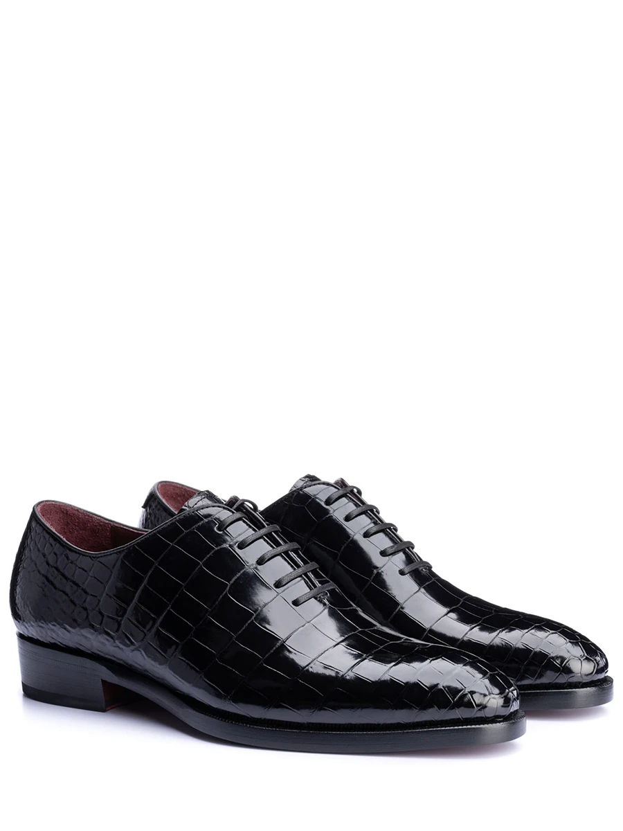 Оксфорды из кожи крокодила