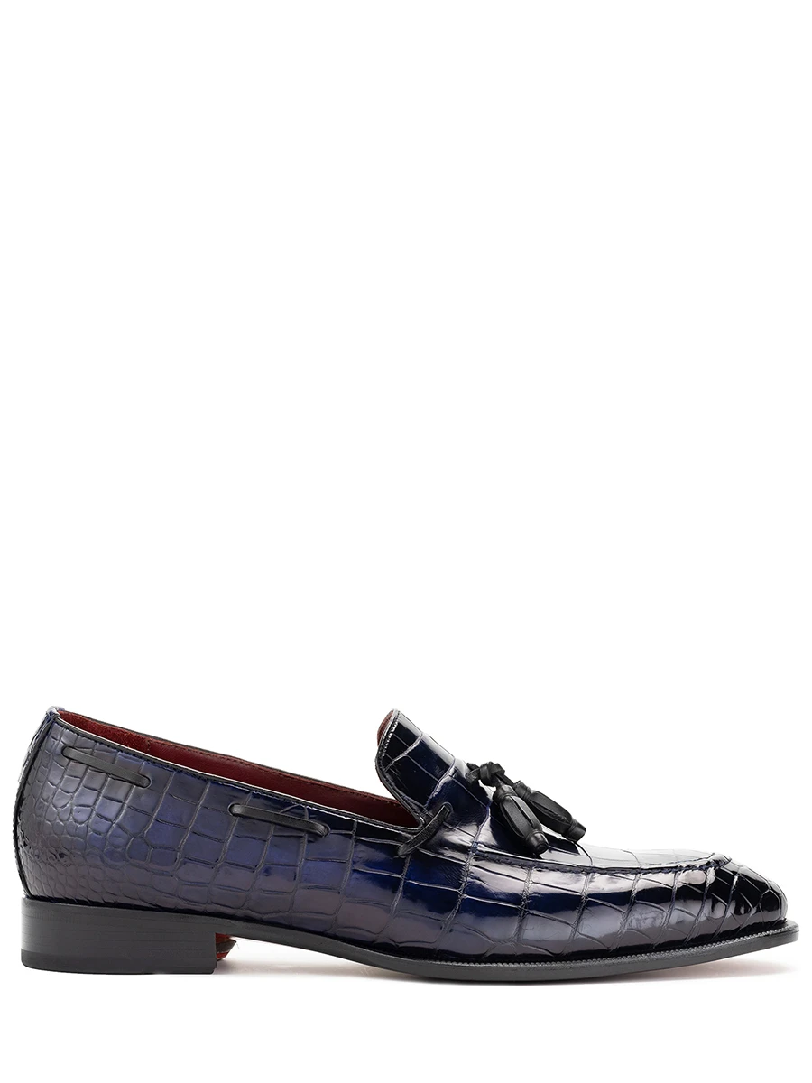 Лоферы из кожи крокодила