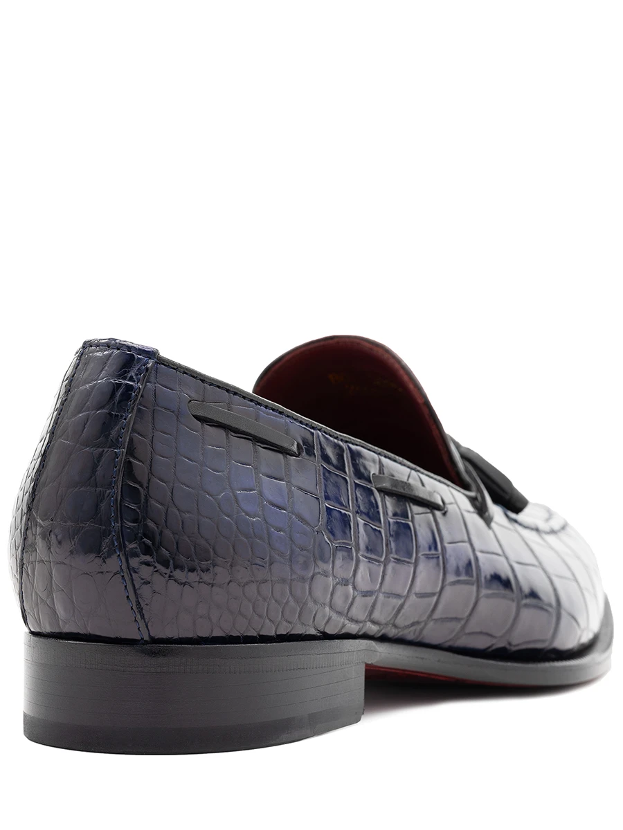 Лоферы из кожи крокодила