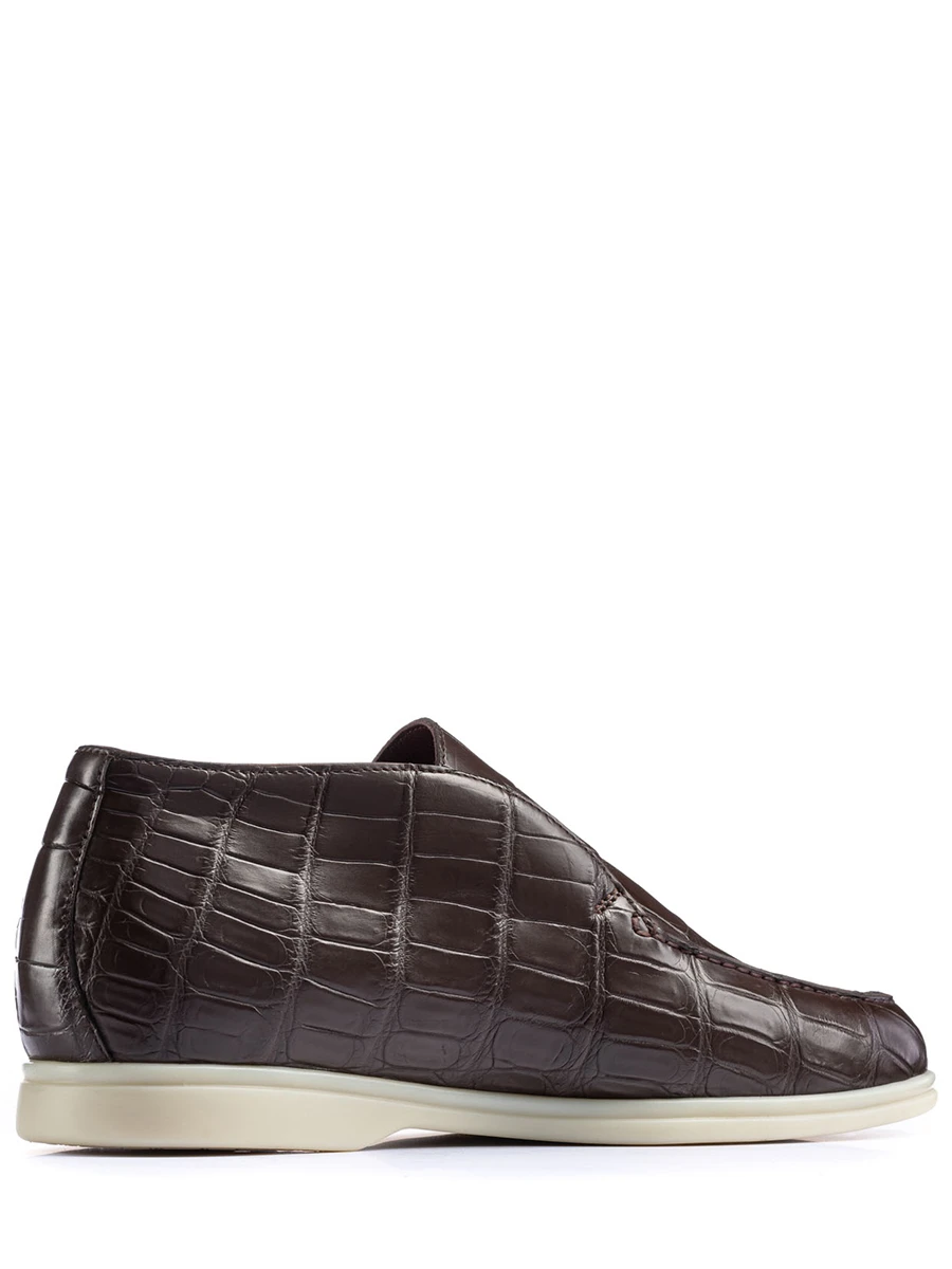 Лоферы из кожи крокодила