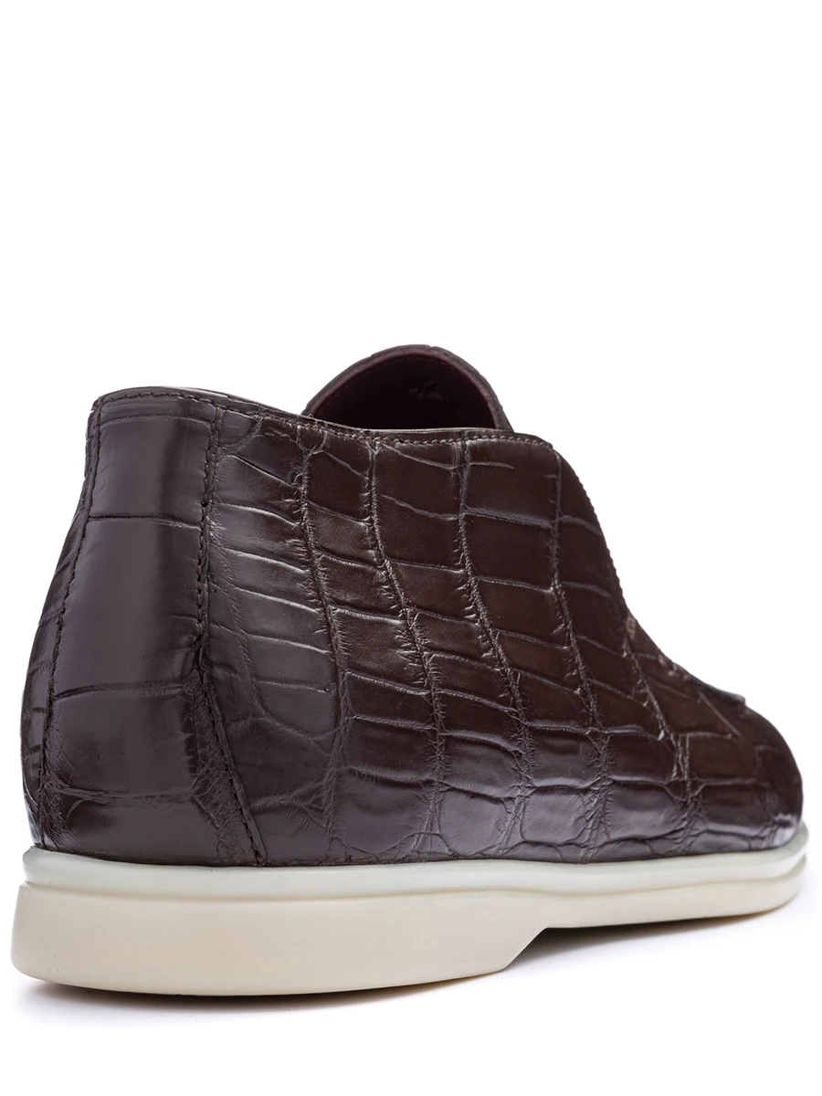 Лоферы из кожи крокодила