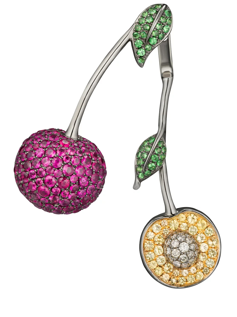 Моно-серьга Cherries