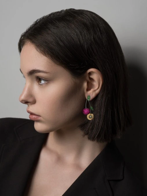 Моно-серьга Cherries RUNA CONCEPT