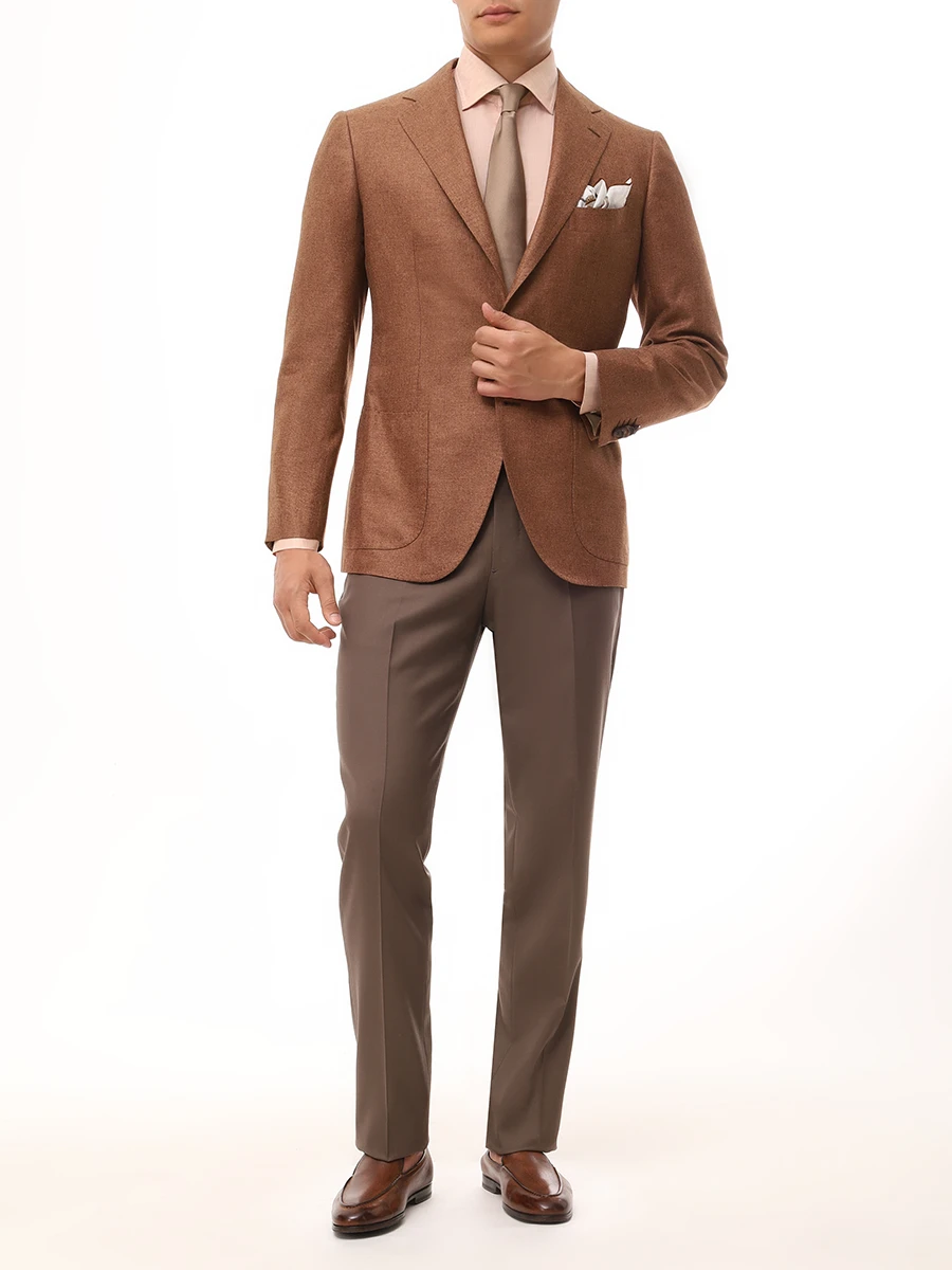 Рубашка из хлопка и льна