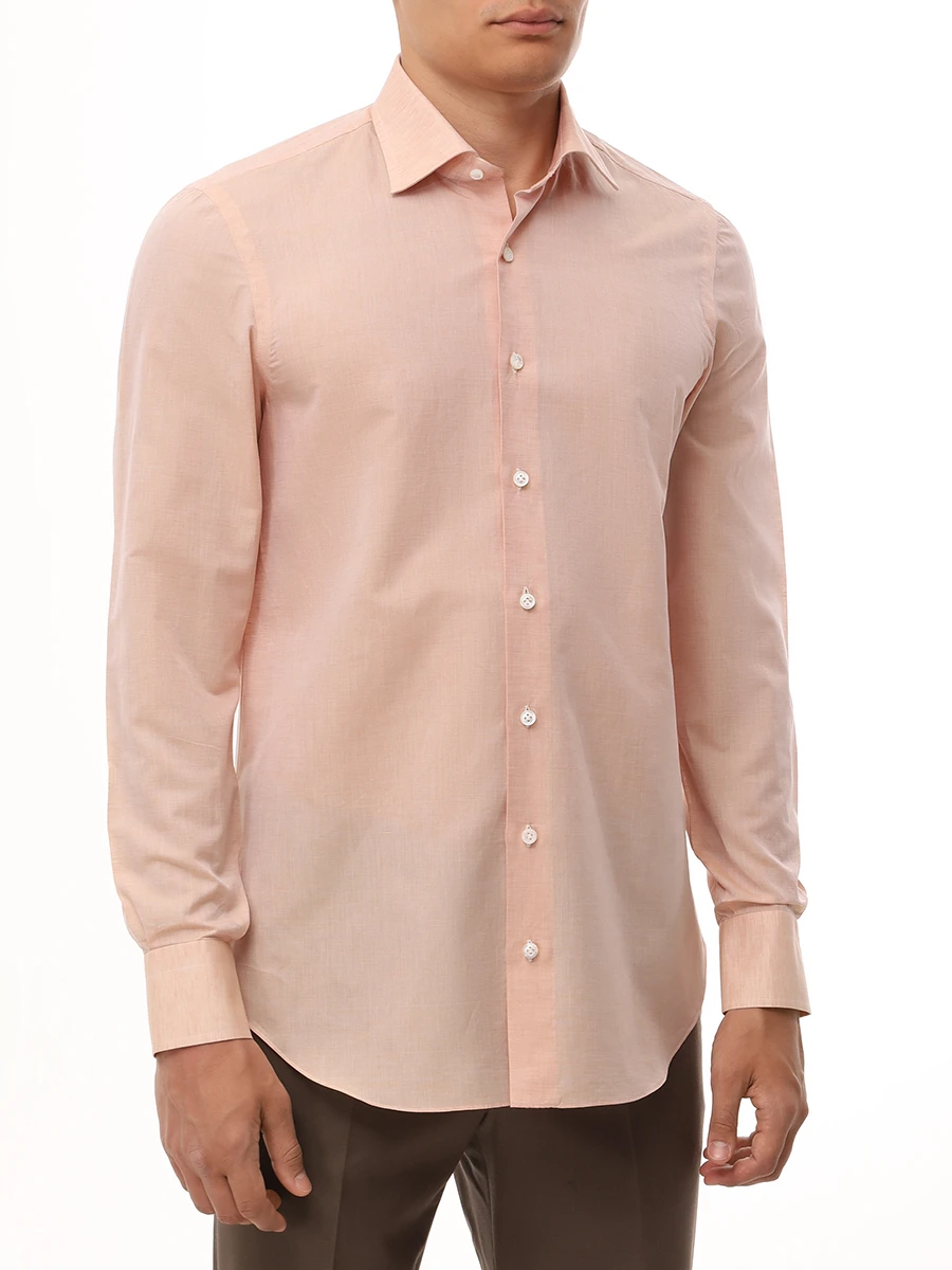 Рубашка из хлопка и льна