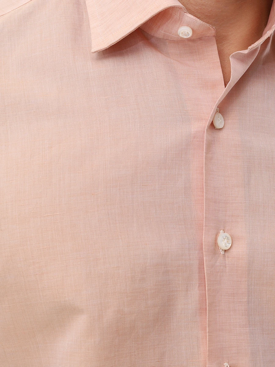 Рубашка из хлопка и льна