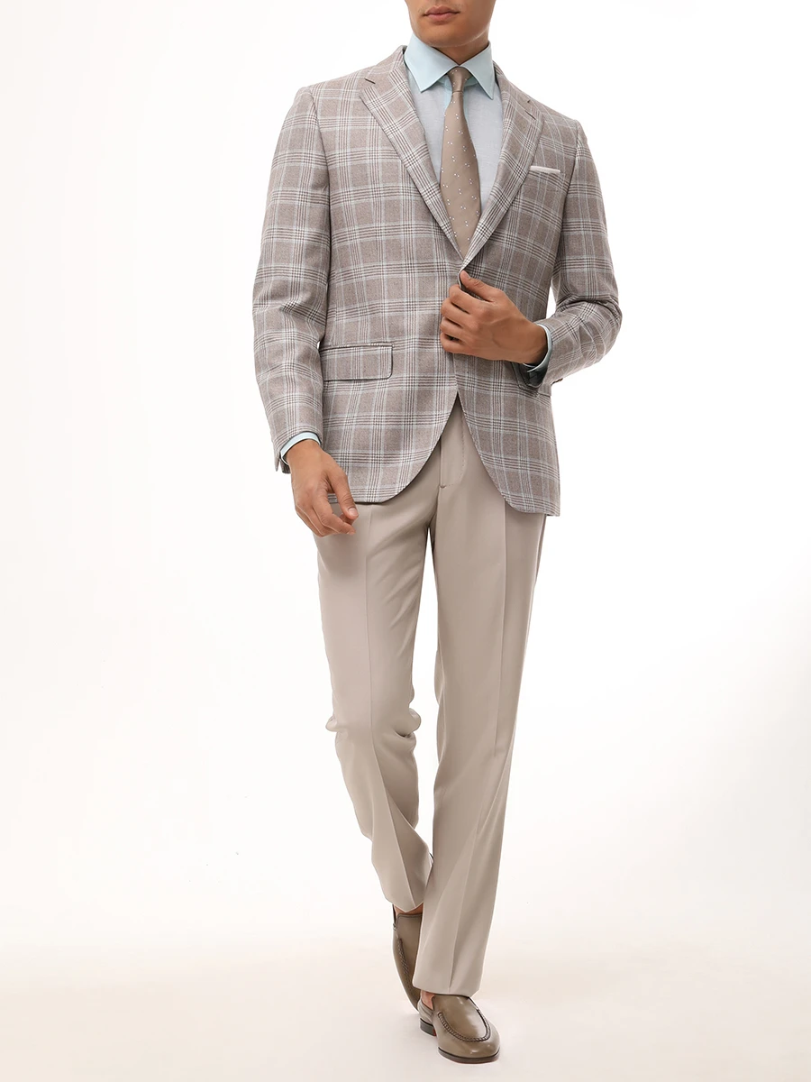 Рубашка из хлопка и льна