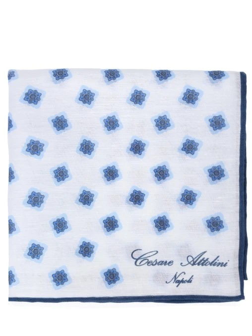 Платок из хлопка и льна CESARE ATTOLINI