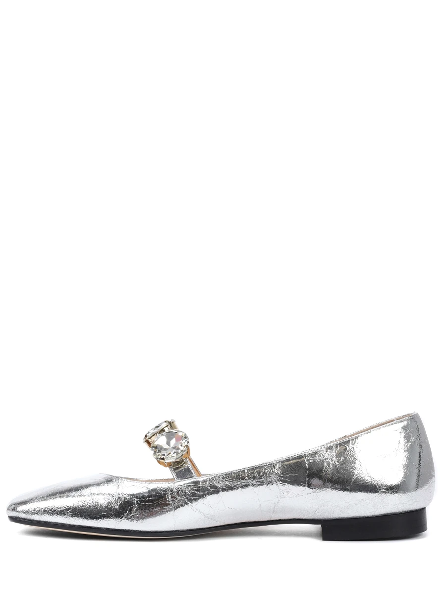 Балетки кожаные