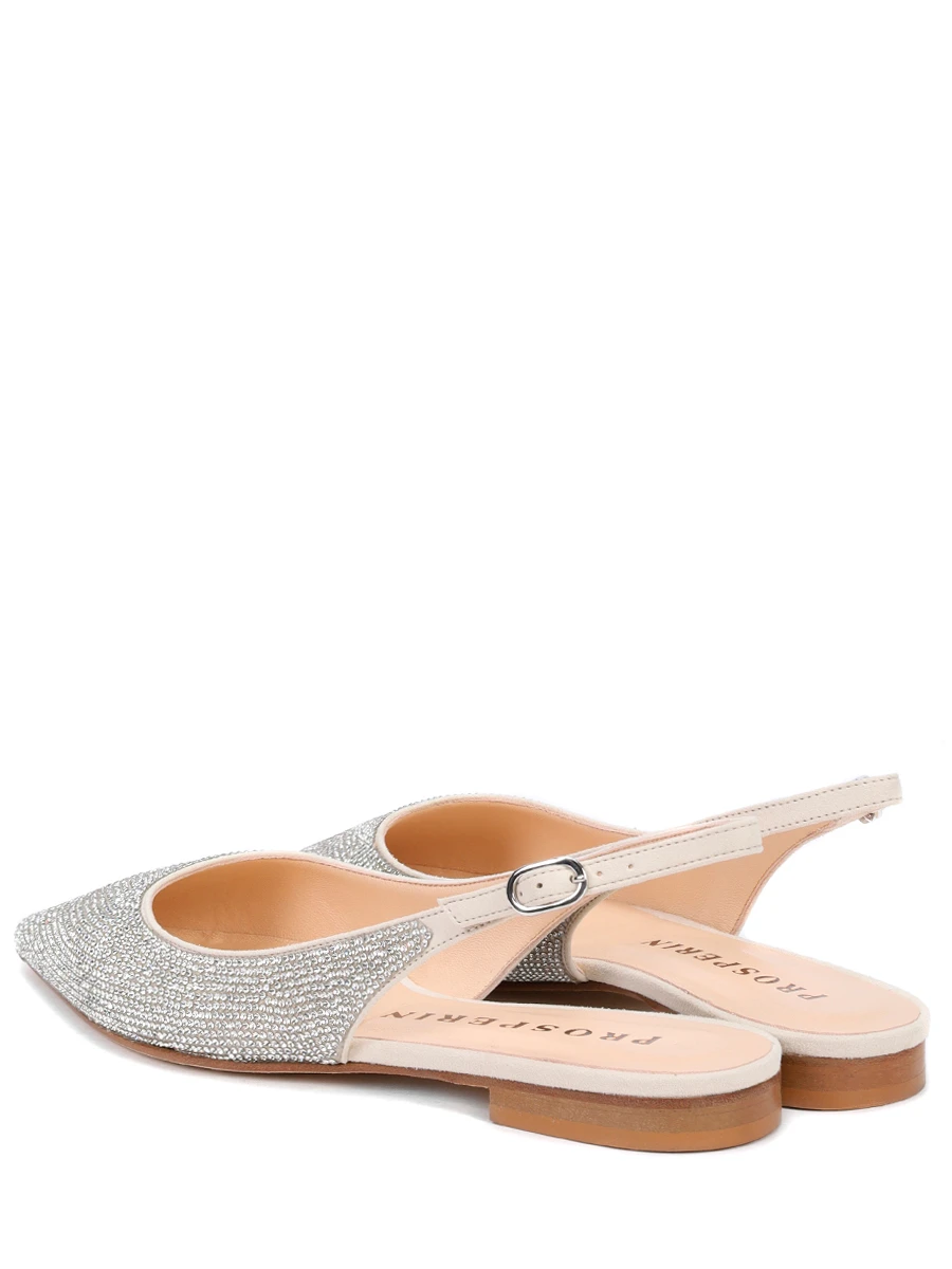 Балетки со стразами