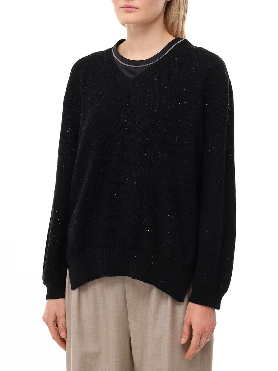 Пуловер хлопковый