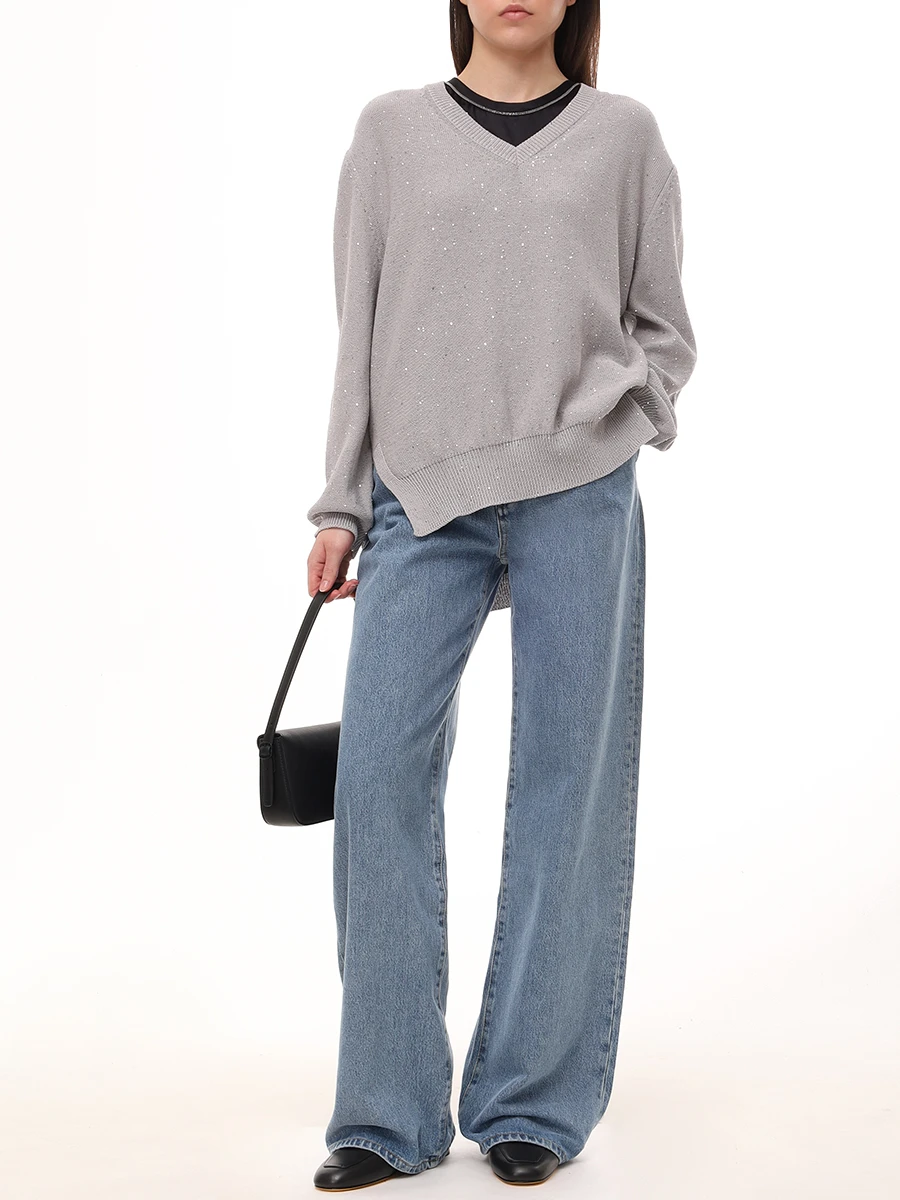 Пуловер хлопковый