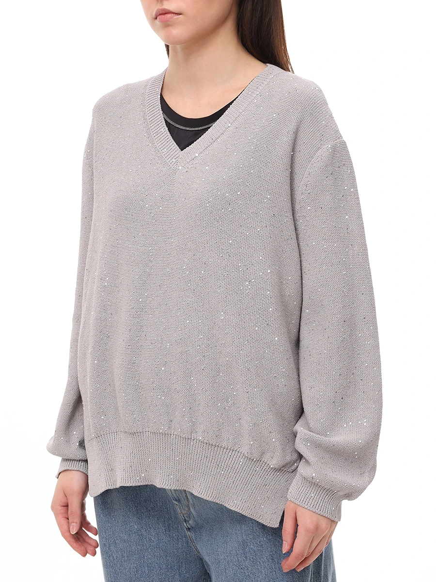 Пуловер хлопковый