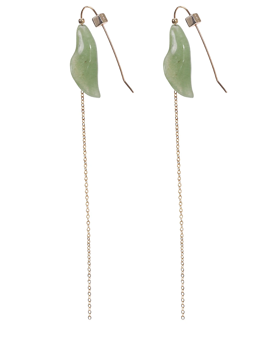 Серьги с авантюрином