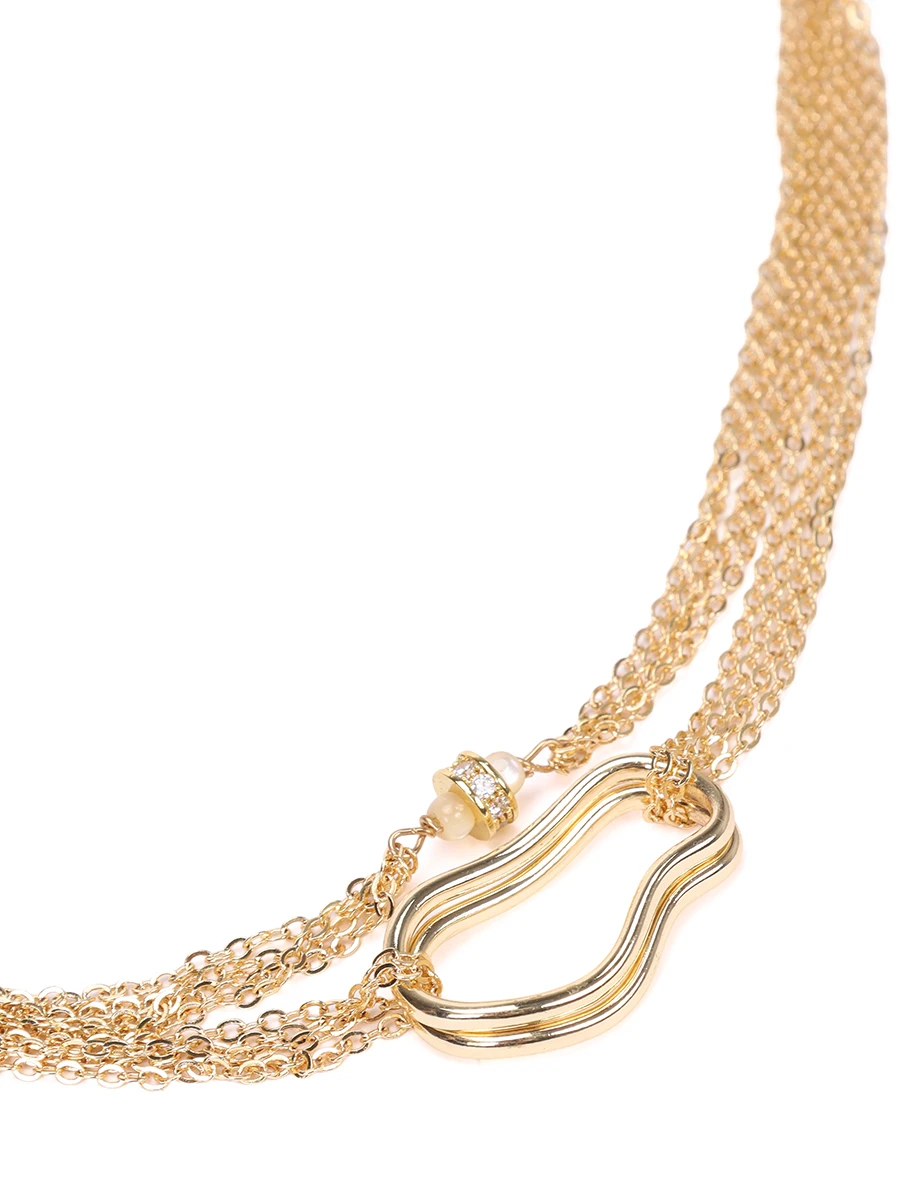 Цепь с перламутром