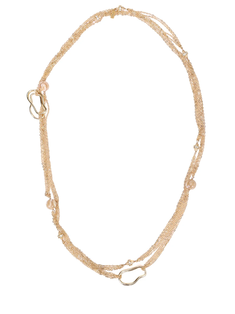 Цепь с перламутром