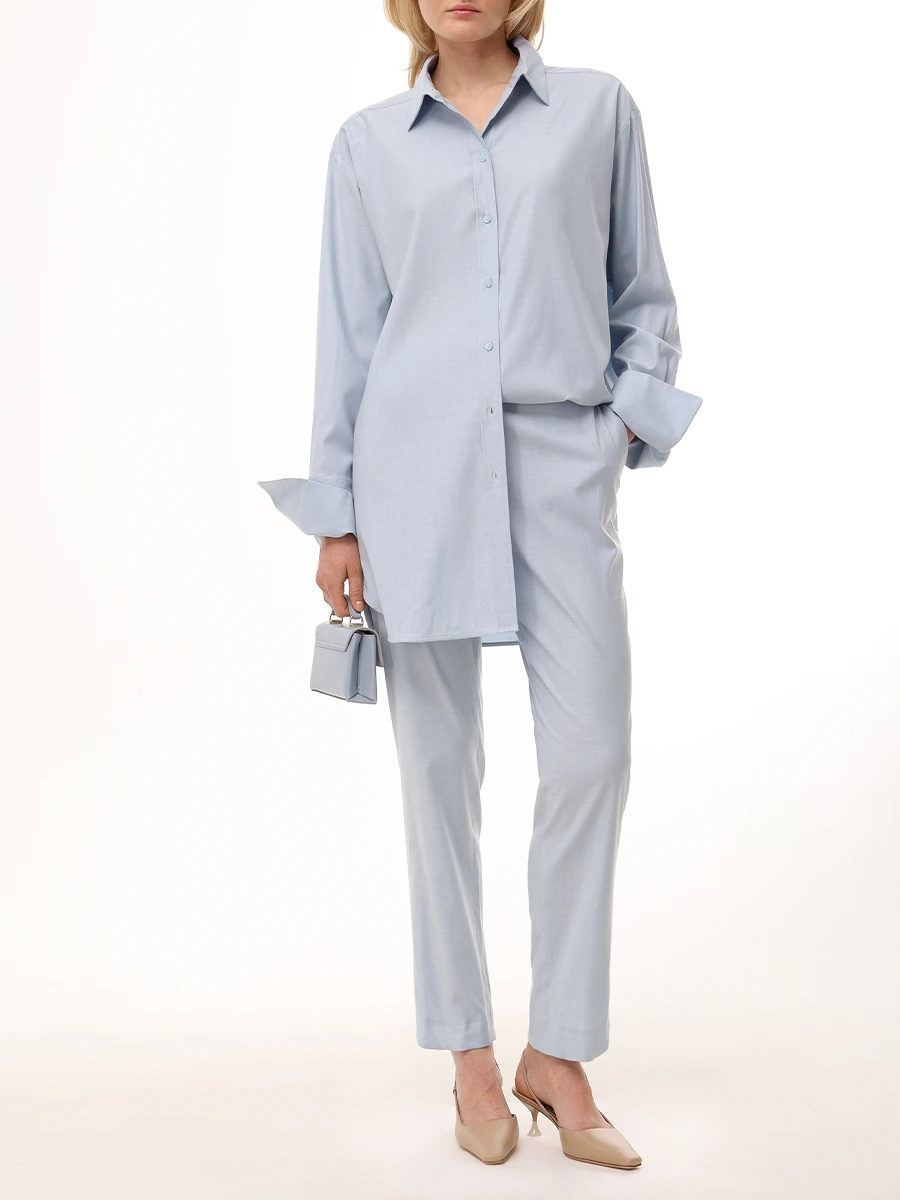 Костюм из шерсти и вискозы