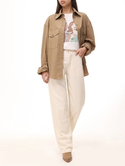 Джинсы из хлопка и лиоцелла DARKPARK